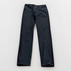 Adriano Goldschmied AG Womens Navy The Farrah Skinny High-Rise Skinny Jeans 30R